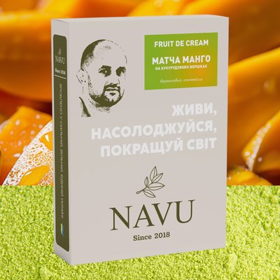 Матча с манго на кукурузных сливках Sugar Free  100 г MNLCR100 фото