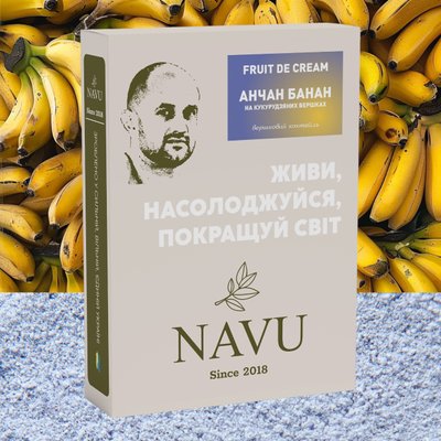 Анчан з бананом на кукурудзяних вершках Sugar Free  100 г ANBLCR100 фото